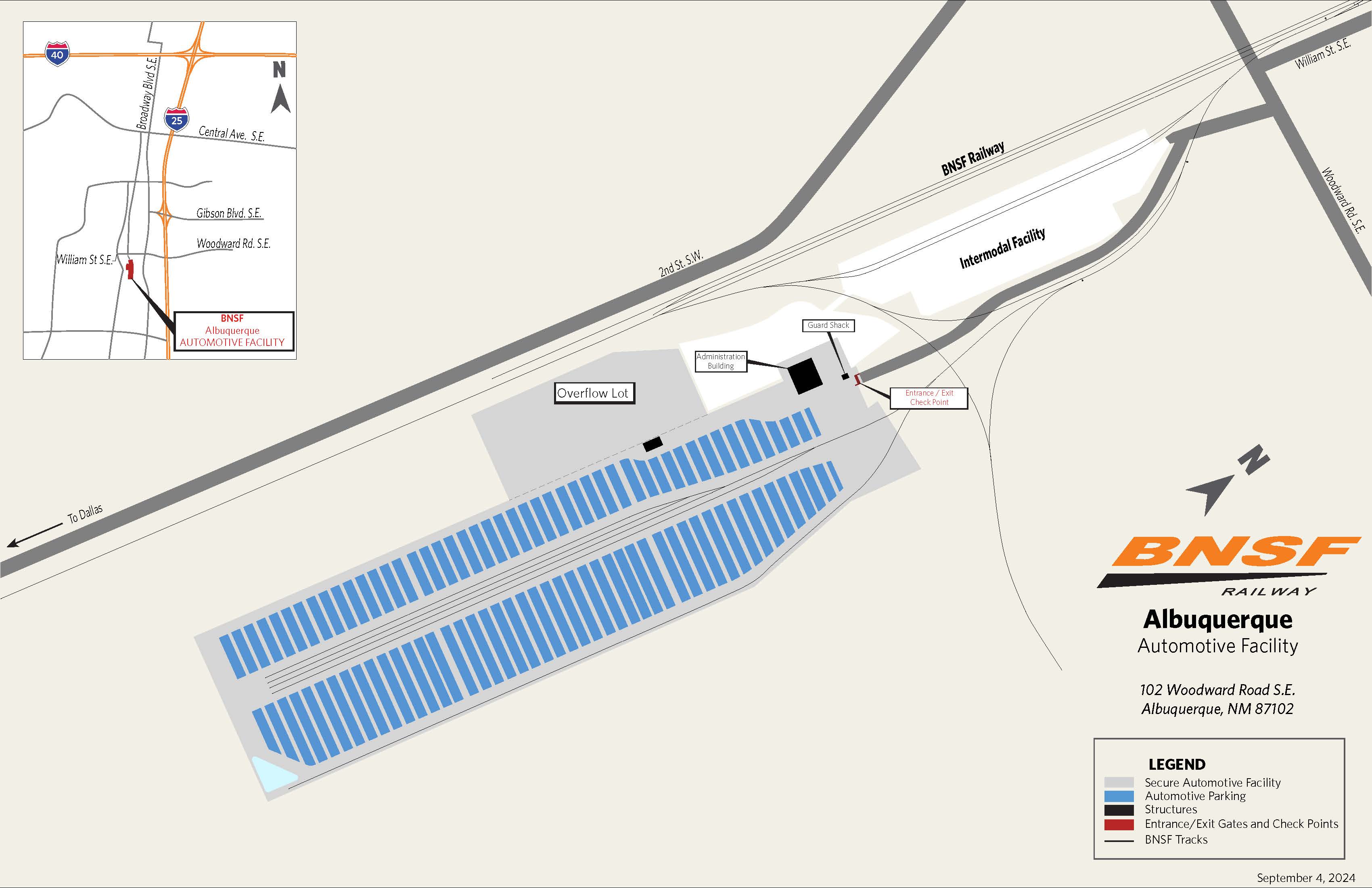 Albuquerque, NM Automotive Facility Map
