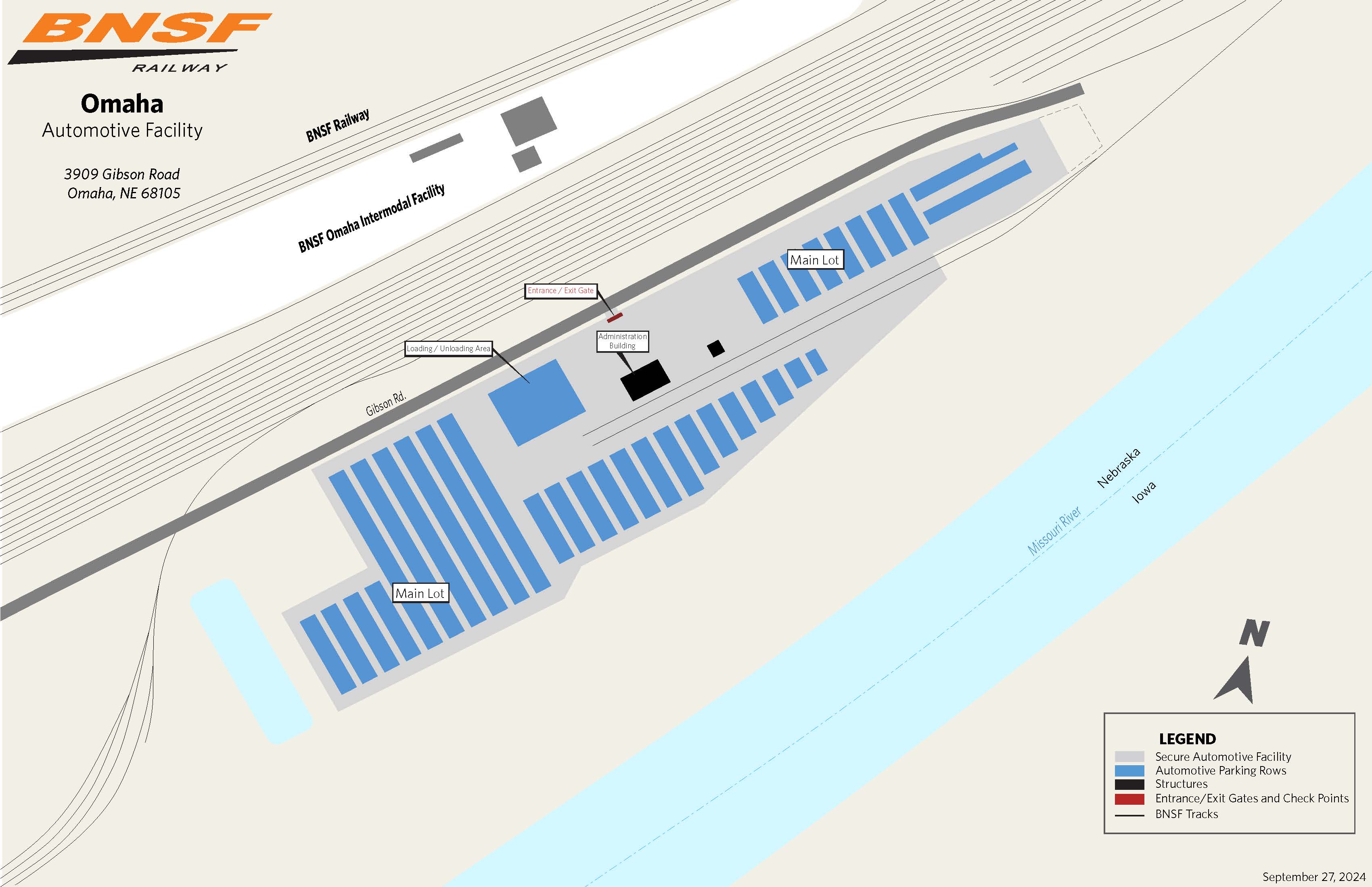 Omaha, NE Automotive Facility Map