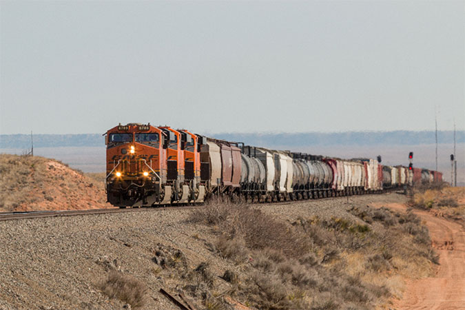 Merchandise trains carry a diverse range of goods in a variety of car types.&nbsp;