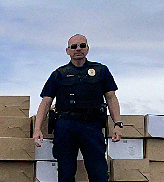 Olivares on duty on the Southern Transcon near the Arizona/New Mexico border.