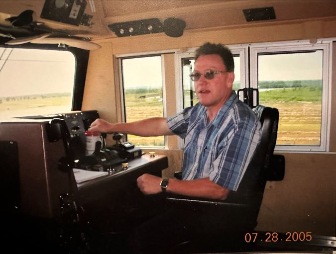 Dannewitz at the throttle in 2005 Dannewitz at the throttle in 2005