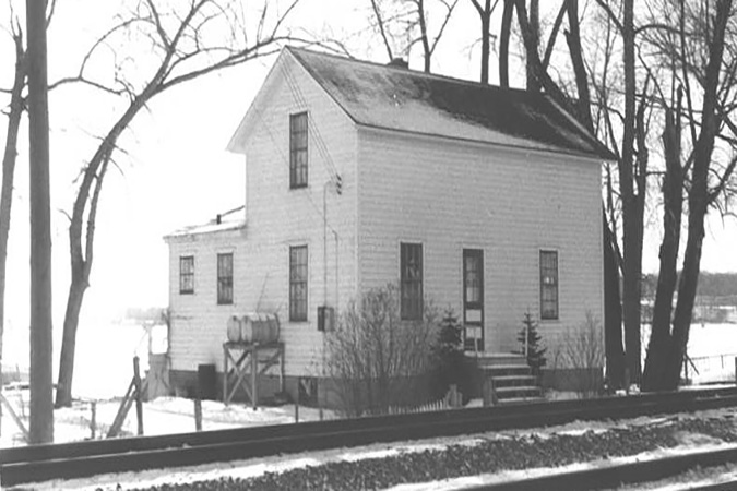 Photo Courtesy of Wayzata Historical Society: Section Foreman house in the 1940s Photo Courtesy of Wayzata Historical Society: Section Foreman house in the 1940s